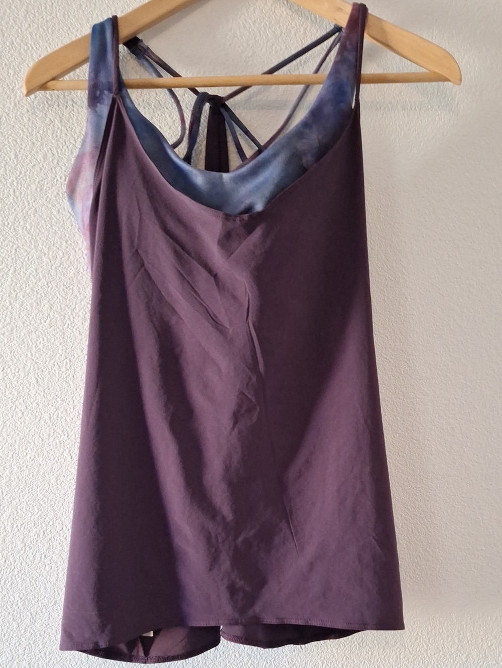 Athleta Solace Support Purple Tank Top Size